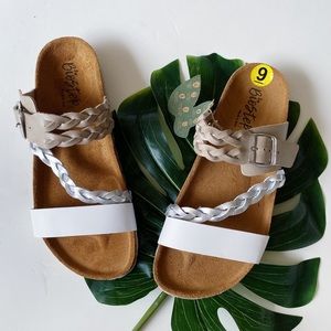 biostep leopard sandals